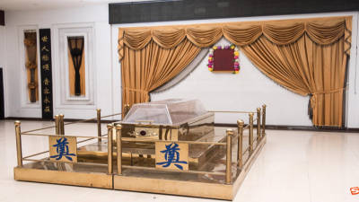 不銹鋼鈦金瞻仰棺 不銹鋼鈦金瞻仰棺